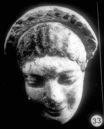 Rom: Ara Coeli-huvudet, 500 f Kr