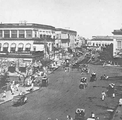 Clive street i Calcutta.