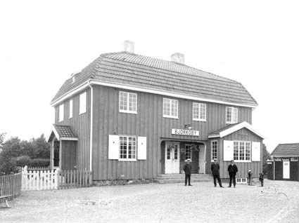Björköby Järnvägsstation. M 47.