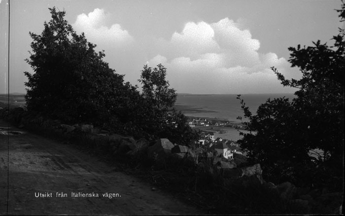 Utsikt från Italienska vägen (vykort).