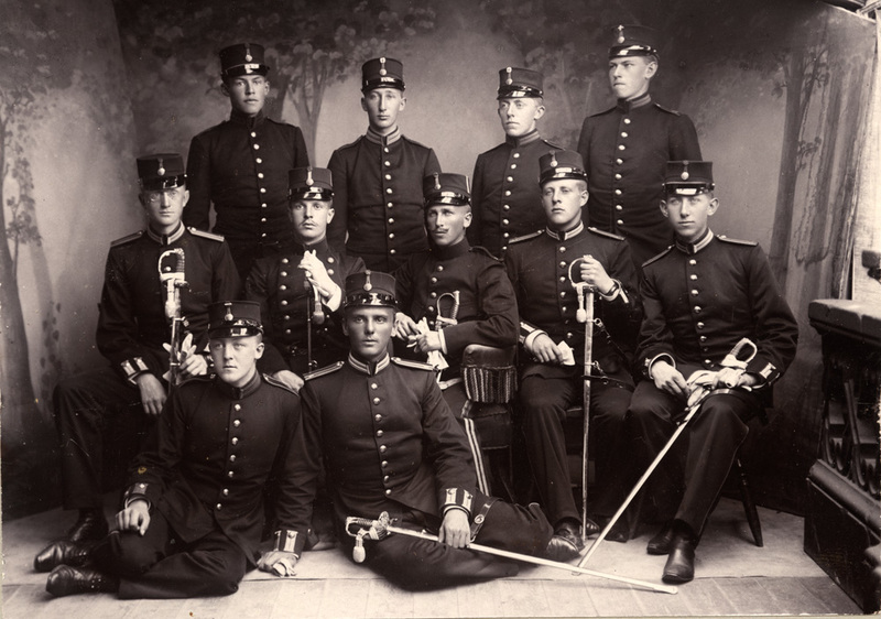 Officerskursen år 1898.