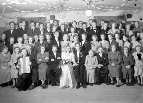 Ejvind Enoksson bröllop grupp Perstorp.