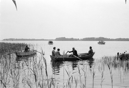 Båtklubben Pärlan har utfärd i juni 1969.