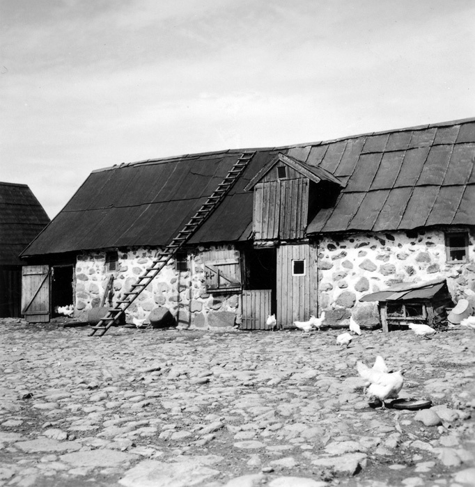 Sjunnerup 2, bondgård. Ägare 1954 var Ludvig Sj...