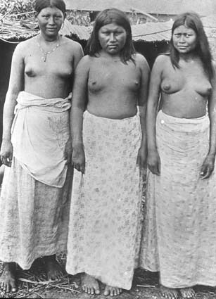 Indiankvinnor från Argentina.