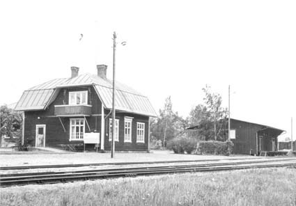 Järnforsens Järnvägsstation. M 49.
