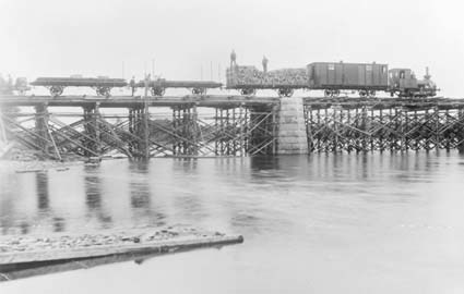 OHJ   anl.  1908. Bron över Ljusnan.