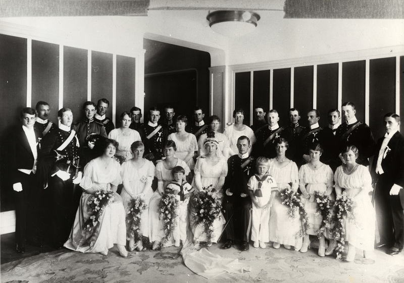 Bröllopsfoto år 1917.