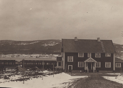 Stationshus i Leksand Maj 1915.