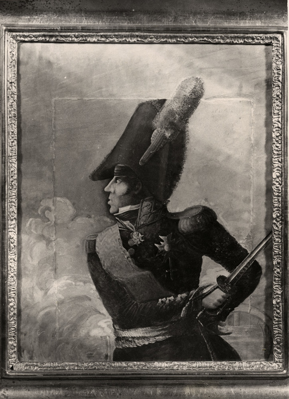 Porträtt av G. C. von Döbeln 1808. Pastellmålni...