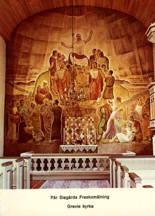 Pär Siegårds Freskomålning, Grevie kyrka.
