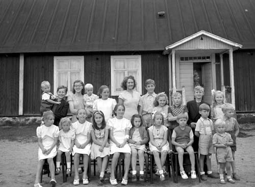 Nils Nilssons 80 års dag barnbarnen Kopparetorp.