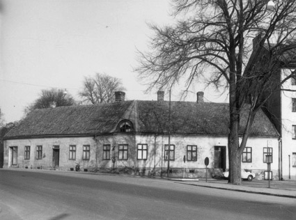 Hörnet av Lastageplatsen och Långebrogatan.