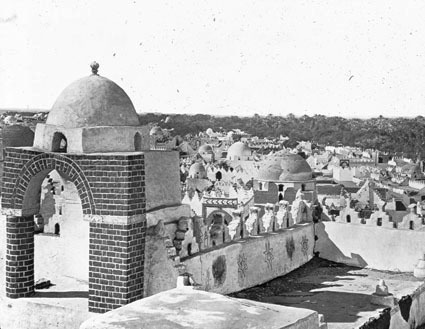 Assiut Mahommedan kyrkogården.