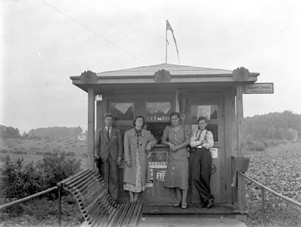 Kiosken i Arkelstorp 1937.