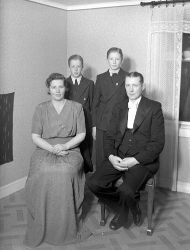 Familjen Ragnar Vikström Mannestad.