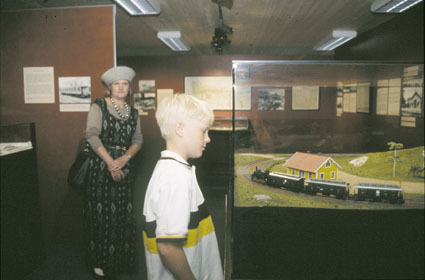 Invigning av nya järnvägsutställningen, 1998-06...