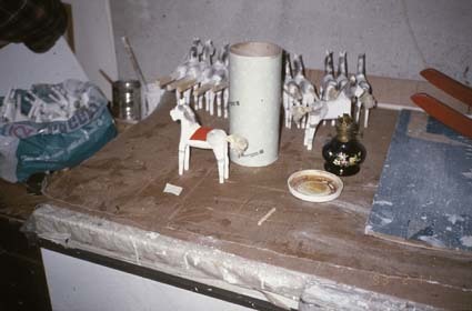 Killeberg 1993. Tillverkning av Göingehästen. S...