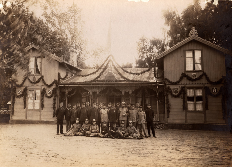 Musikpaviljongen i lägret, Ljungbyhed år 1919.