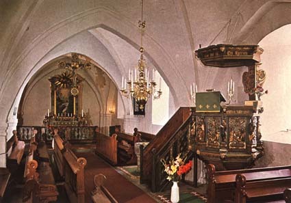 Interiör, Barsebäcks kyrka.