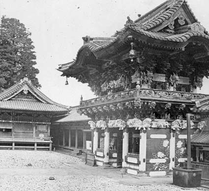 Japansk tempel i Nikko.