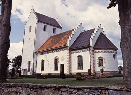 Hjärsås kyrka, 1200-talet, Skåne.
