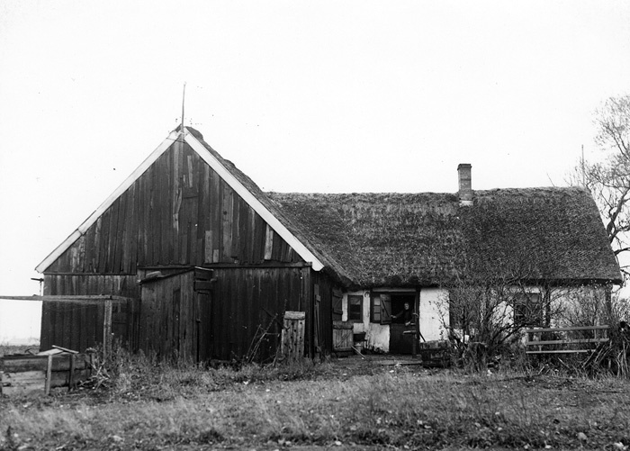 Anna Perssons stuga. Foto åt öster.