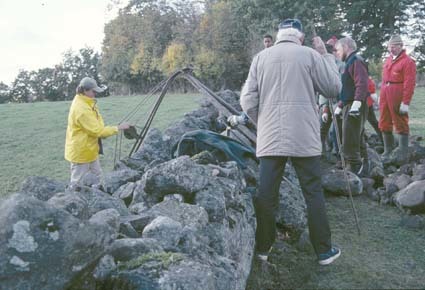 Stenmurningskurs, Hörlinge (Anders och Patrik).