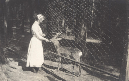 Syster Ebba Lidholm 1925 Orups Sanatoriet