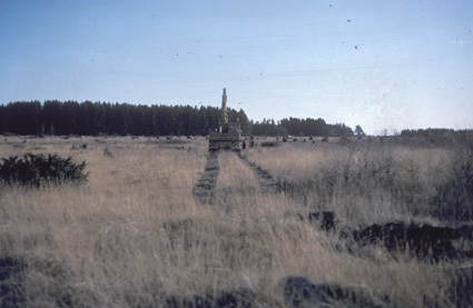Provgrävning i Mosslunda.
