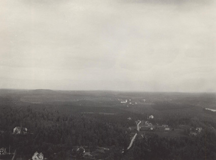 Utsikt mot söder från Taberg 1927