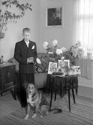 Rolf Olofsson Konf. m. hund Kaffatorp.