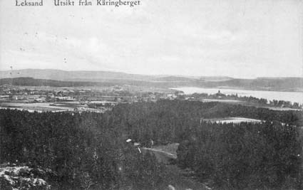 Leksand. Utsikt från Käringberget