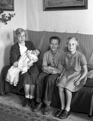 Gunnar Olsson barndop 4 barn Värestorp.