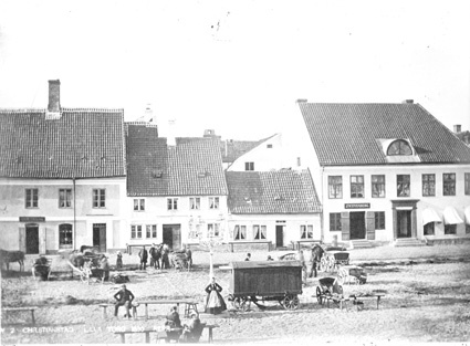 Lilla Torg i Kristianstad, 1860.
