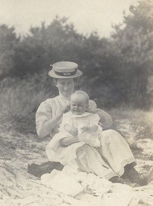 Falsterbo 1909 Ingegerd och Gerda.