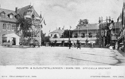 Industri- & Slöjdutställningen i Skara 1905 Off...