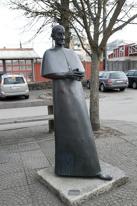 Skulptur i Osby föreställande 
