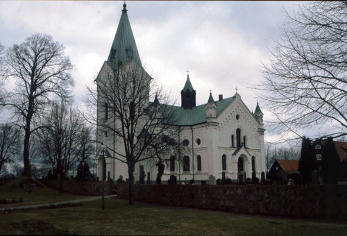 Kvidinge kyrka från sydväst