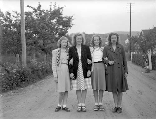 Karin, Birgit, Sonja N. o Eva P. Arkelstorp.