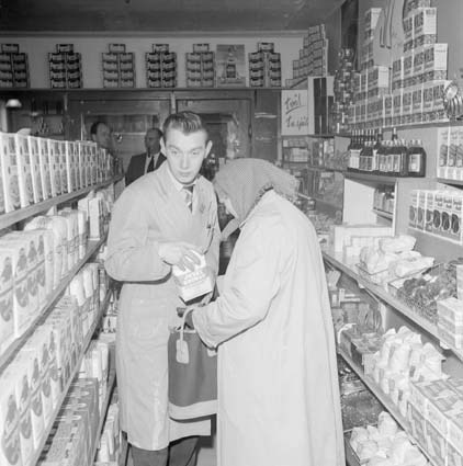 Konsum, snabbköp i Bromölla 1966.