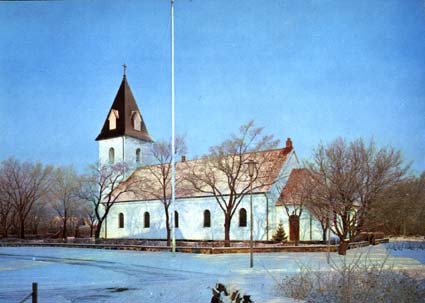 Vikens kyrka, Vintermotiv