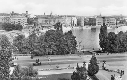 Stockholm   Utsikt från Riksdagshuset
