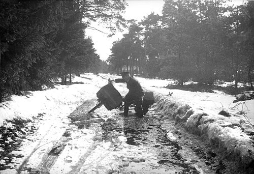 Vårfloden mars 1955.