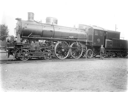 SJ Lok B  1037 Motala 445. Tillverkad 1910. M 56.