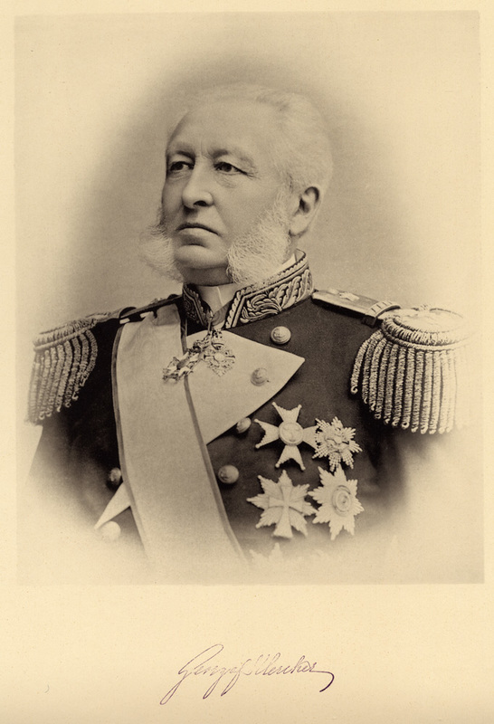 Porträtt på Georg af Klercker, officer.