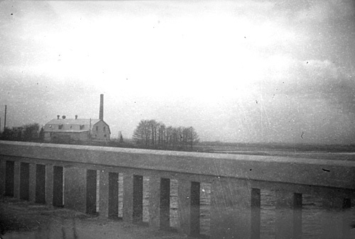 Sandstormen 20/4 1949. från Yngsjö bro där post...
