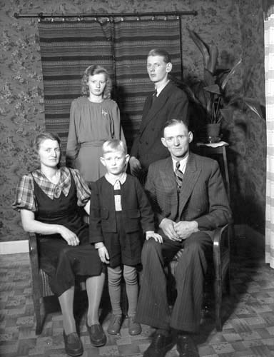 Assar Nilsson familjen Gårrö.