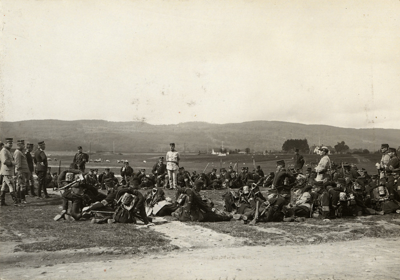 Landstormsövningar, Ljungbyhed, sommaren 1916.