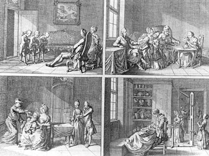 Borgarliv i Tyskland på XVIII:e århundradet.